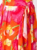 silk printed skirt