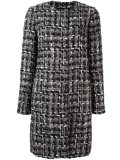 slim fit boucle coat
