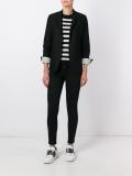 round cut fitted jacket