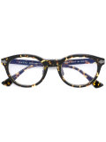 tortoiseshell oval glasses