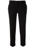 slim-fit cropped trousers