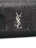 snakeskin effect crossbody bag