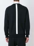 futuristic portrait print sweatshirt