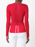 laced neck top