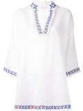 embroidered detail tunic
