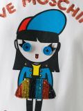 doll print T-shirt