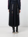 pleated maxi skirt