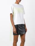mesh appliqué T-shirt