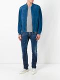 Slim lightly distressed jeans