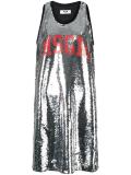 sequinned tank dress