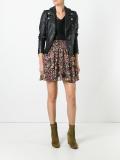 floral print layered skirt 