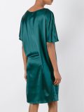 shortsleeved silk dress