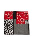 contrast print scarf 