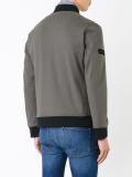 medal print bomber jacket