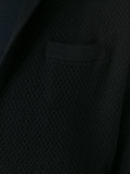fitted knitted blazer
