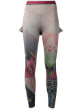 multi-print leggings