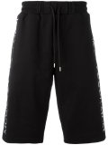 drawstring printed bermuda shorts