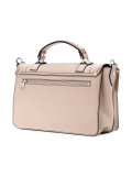contrast stitch satchel
