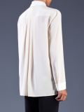 back pleat blouse