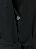 fringed shoulder detail coat