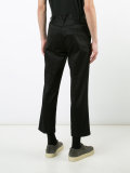 flared cropped trousers