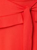 tie-front midi skirt
