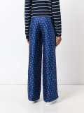 printed stars flared pants 