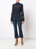 lace insert blouse