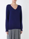 'City' v-neck jumper