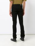 ruched hem skinny jeans