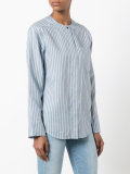 striped chest pocket shirt