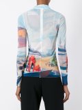 futuristic print jersey