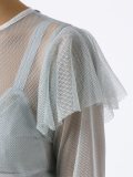 tulle blouse