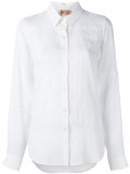 lace-trimmed shirt