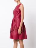 laser cut flower dress