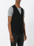 buttoned waistcoat