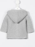 hooded knit jacket