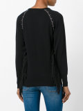 studded trim sweatshirt 