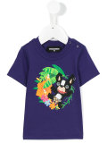 pit bull print T-shirt