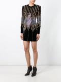 studded baroque mini dress