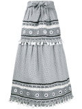 printed maxi skirt 