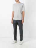 drawstring straight trousers