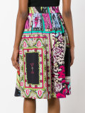 printed A-line skirt 