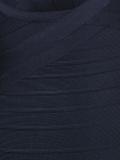 cutout detail fitted dress