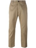 dropped crotch straight-fit chinos