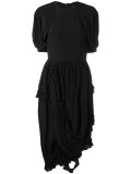 ruffled asymmetric dress