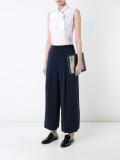 tie detailing buttoned jumpsuit