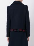 single breasted cropped jacket