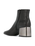 mirrored heel ankle boots