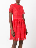 lace detail shift dress